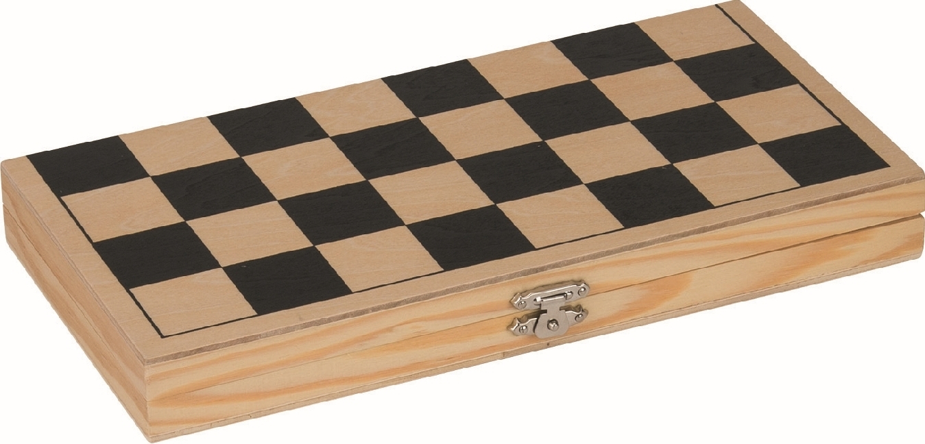 Schachspiel in Holzklappkassette