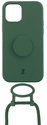 Just Elegance Necklace Case + PopSockets - iPhone 12 / 12 Pro - forest green