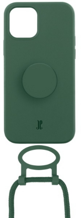 Just Elegance Necklace Case + PopSockets - iPhone 12 Pro Max - forest green