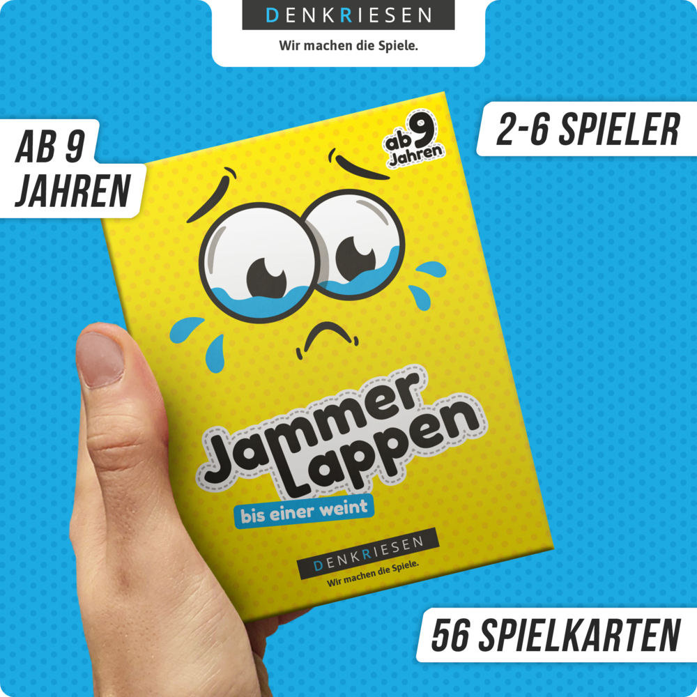 JAMMERLAPPEN® - Das dramatisch lustige Kartenspiel - "bis einer weint"