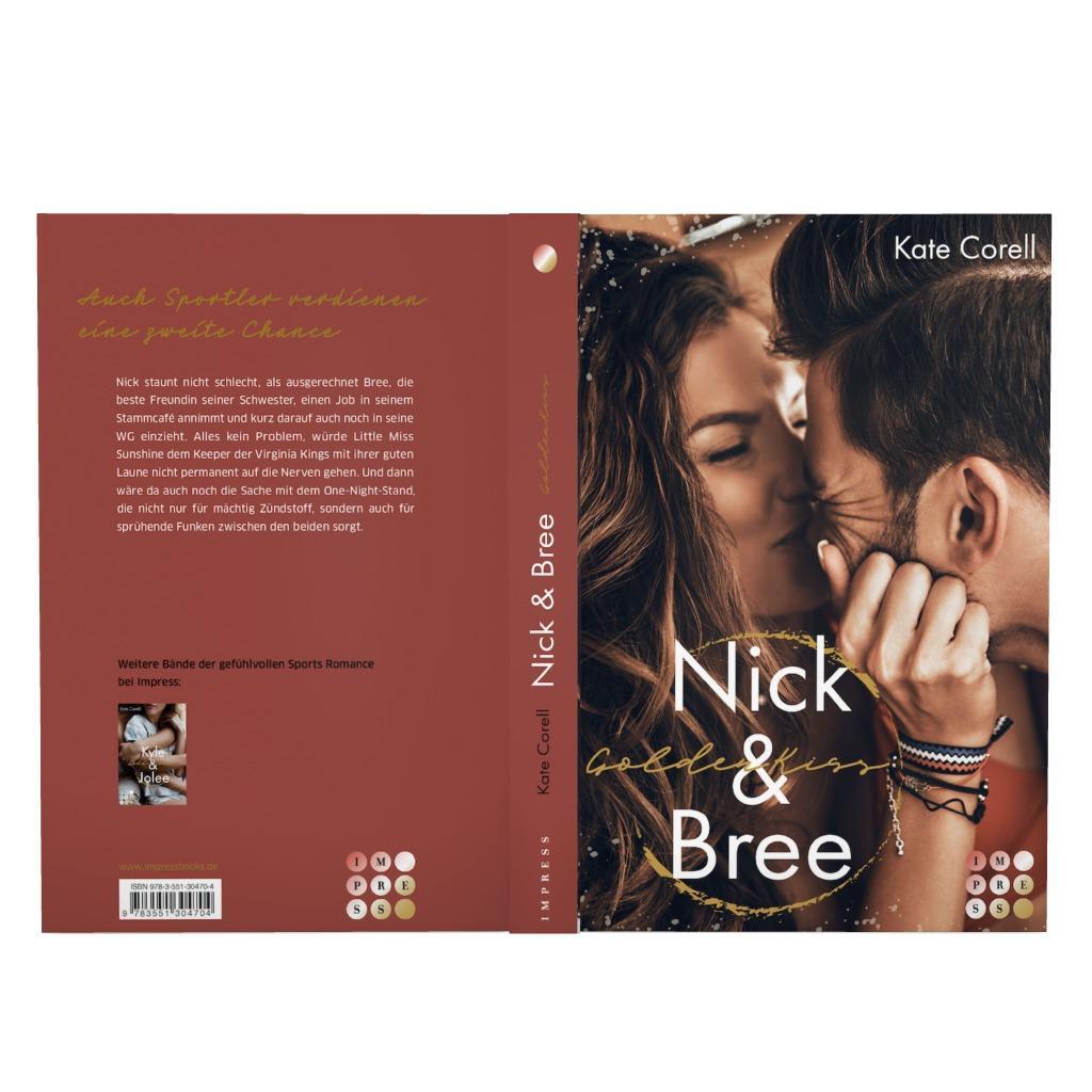 Golden Kiss: Nick &amp; Bree (Virginia Kings 2)