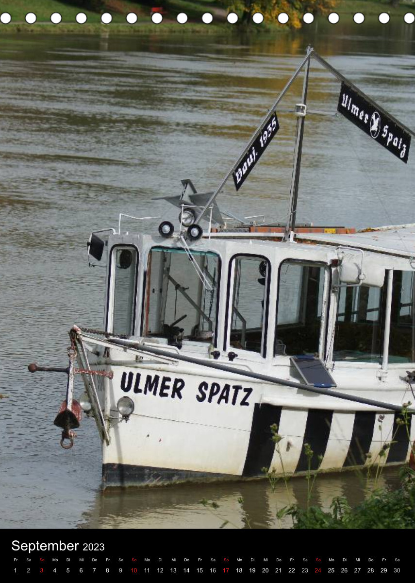 Ulm an der Donau (Tischkalender 2023 DIN A5 hoch)