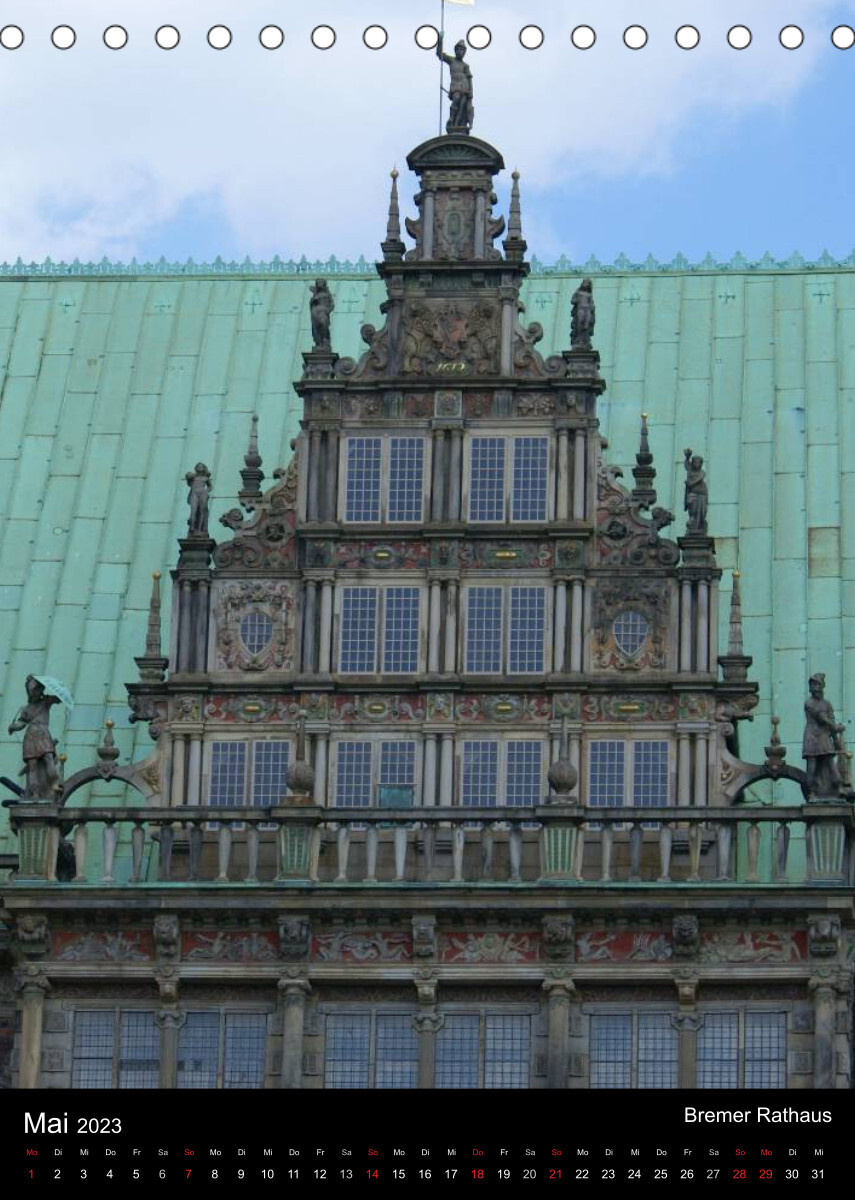 Hansestadt Bremen (Tischkalender 2023 DIN A5 hoch)