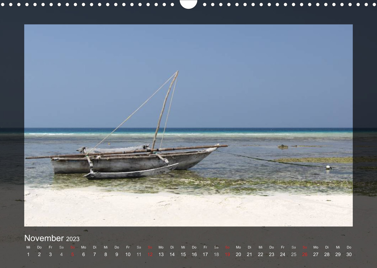 Sansibar (Wandkalender 2023 DIN A3 quer)