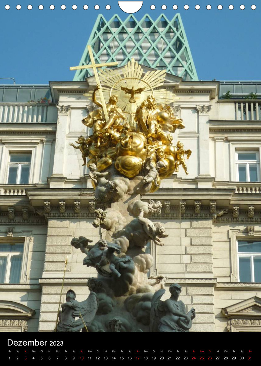 Metropole Wien (Wandkalender 2023 DIN A4 hoch)