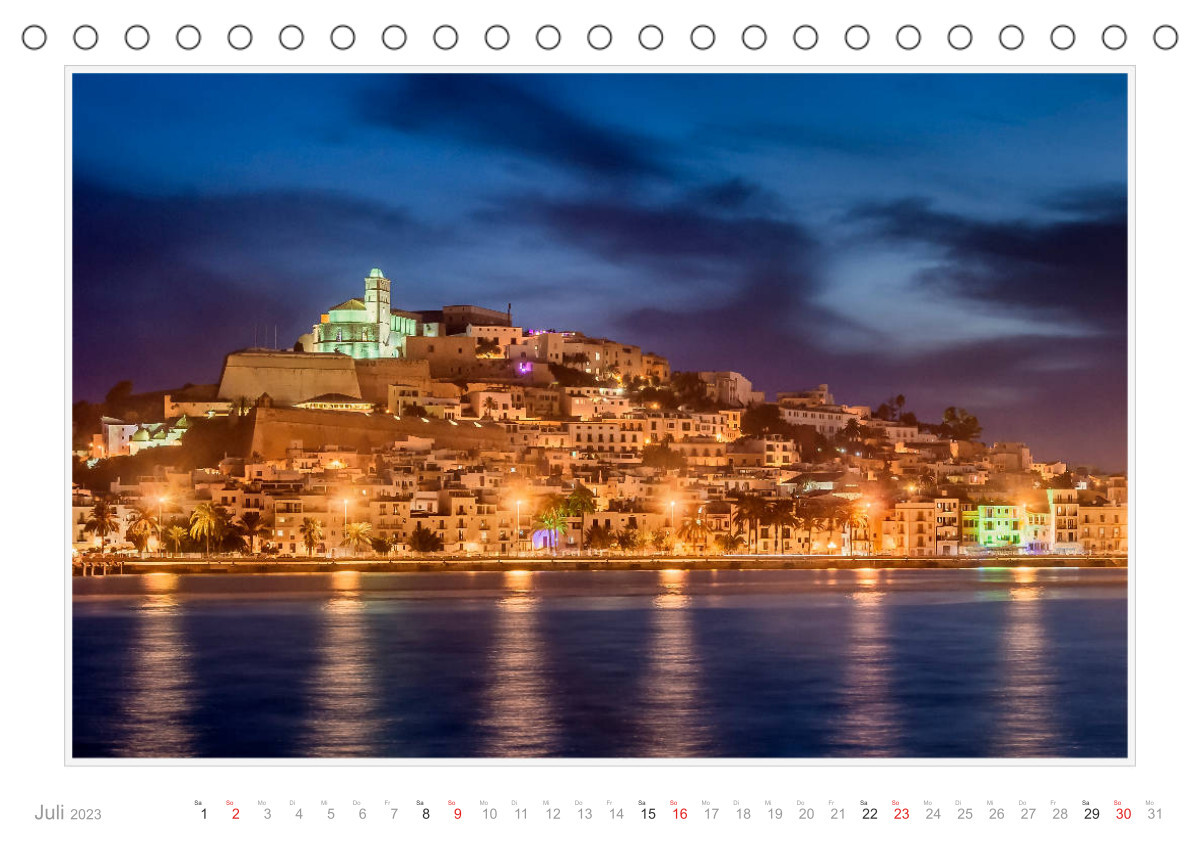 Ibiza und Formentera Impressionen (Tischkalender 2023 DIN A5 quer)