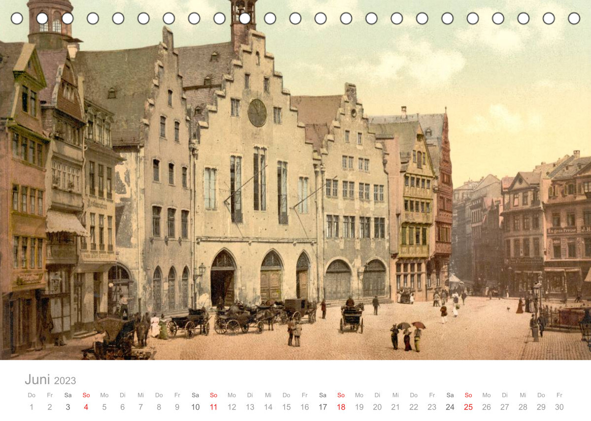 Deutschland um 1900 (Tischkalender 2023 DIN A5 quer)