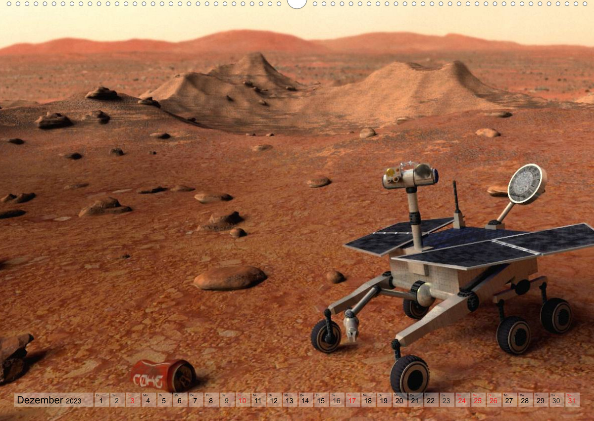 Zukunftswelten (Science Fiction) (Wandkalender 2023 DIN A2 quer)