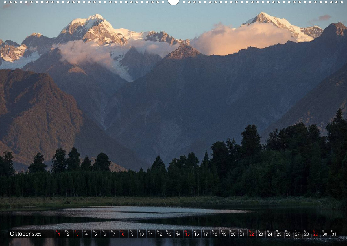 Neuseelands wilde Westküste (Wandkalender 2023 DIN A2 quer)