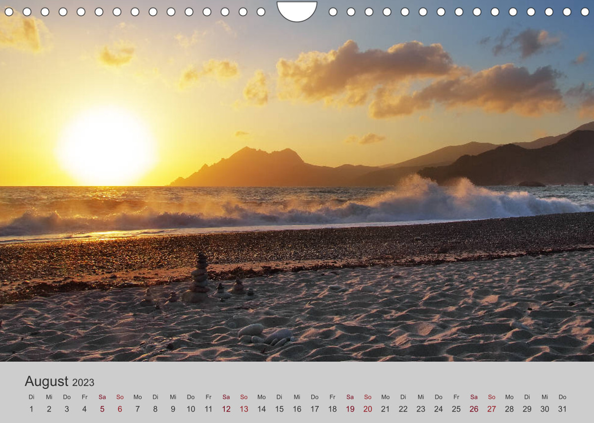 Korsika - Der Golf von Porto (Wandkalender 2023 DIN A4 quer)