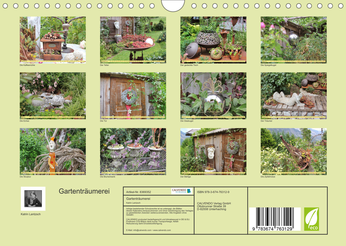 Gartenträumerei (Wandkalender 2023 DIN A4 quer)