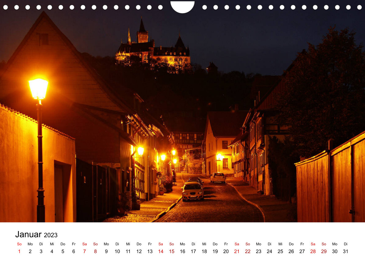 Wernigerode am Harz (Wandkalender 2023 DIN A4 quer)