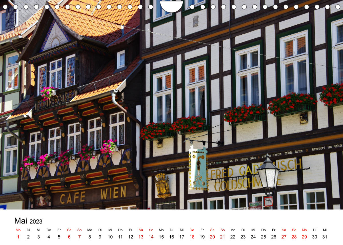 Wernigerode am Harz (Wandkalender 2023 DIN A4 quer)