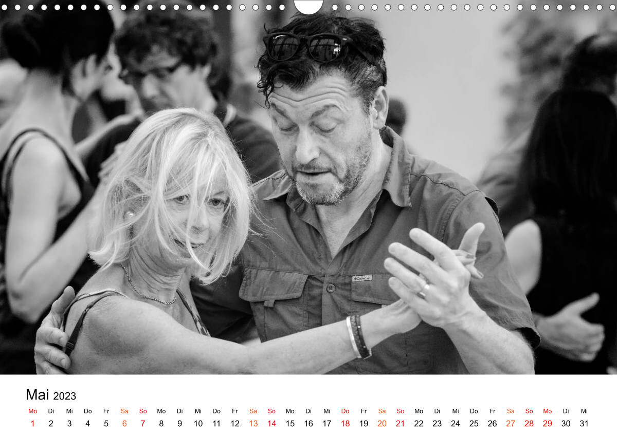 Tango Argentino - Paare beim Tanz auf öffentlichen Plätzen (Wandkalender 2023 DIN A3 quer)