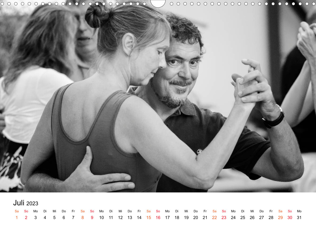 Tango Argentino - Paare beim Tanz auf öffentlichen Plätzen (Wandkalender 2023 DIN A3 quer)