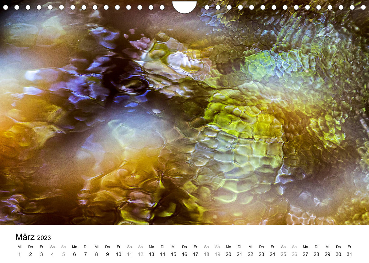 Wasser-Farben (Wandkalender 2023 DIN A4 quer)