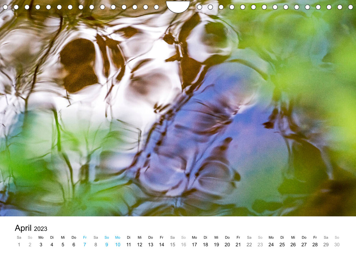Wasser-Farben (Wandkalender 2023 DIN A4 quer)