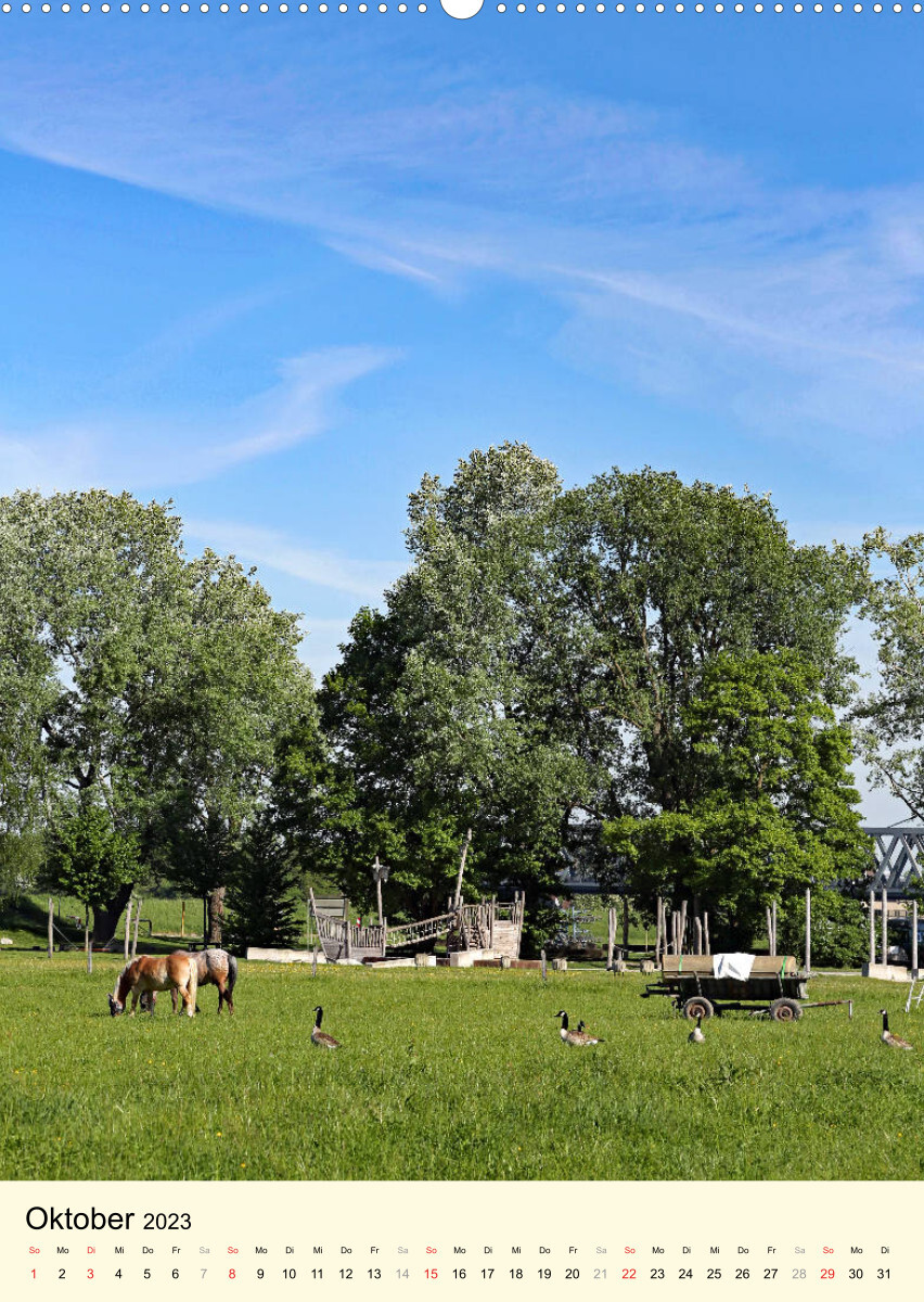 natürlich Karlsruhe (Premium, hochwertiger DIN A2 Wandkalender 2023, Kunstdruck in Hochglanz)