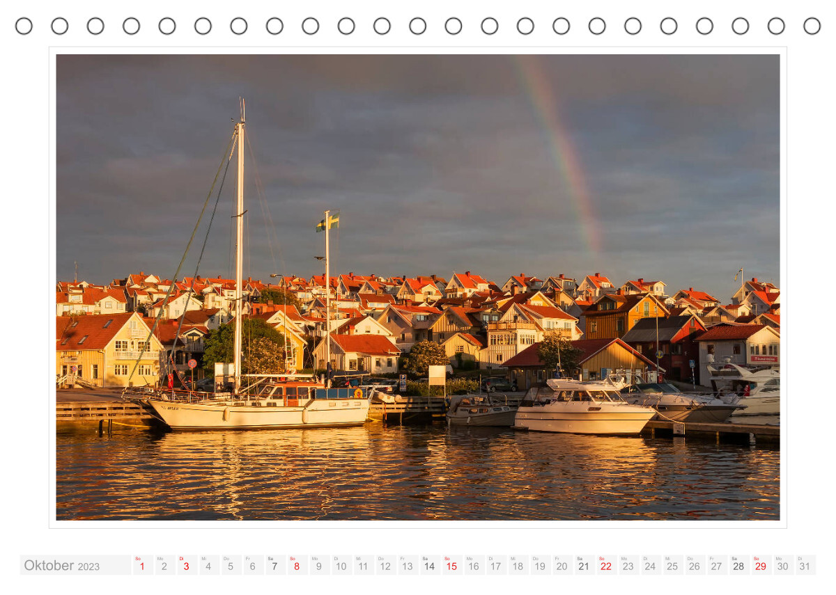 Bohuslän. Smögen - Hunnebostrand - Kungshamn (Tischkalender 2023 DIN A5 quer)