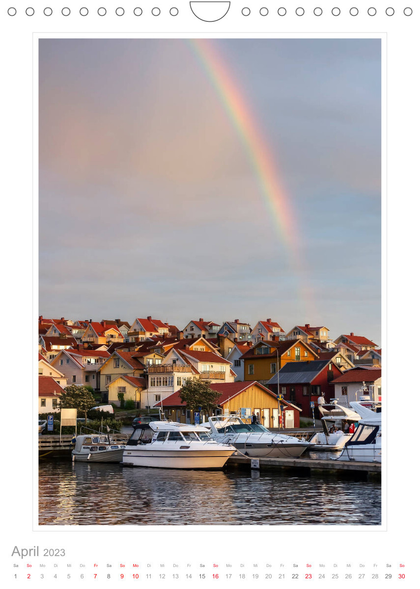 Bohuslän - über Stadt und Land (Wandkalender 2023 DIN A4 hoch)