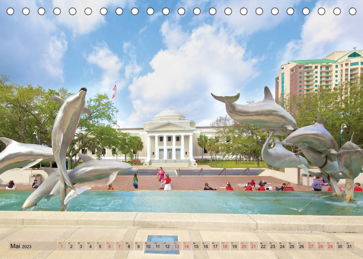 GEOclick calendar: Florida (Tischkalender 2023 DIN A5 quer)
