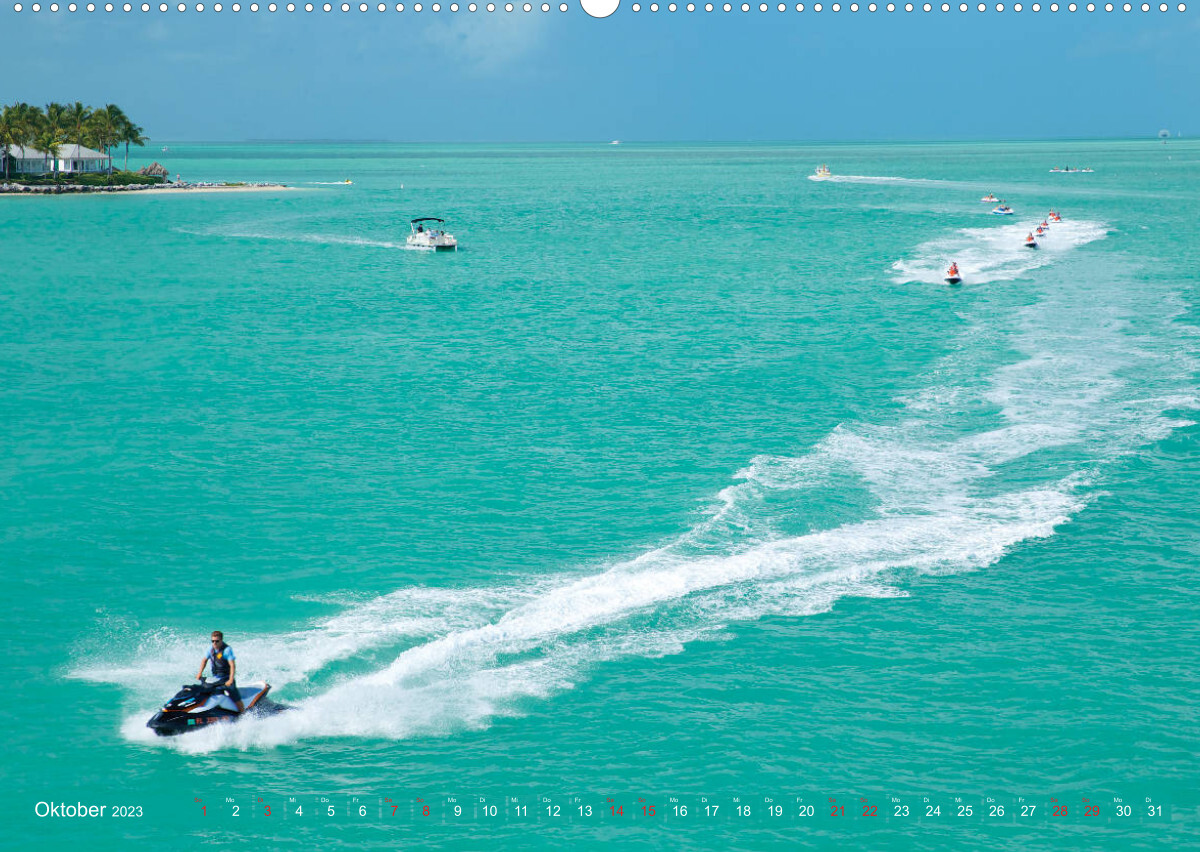 GEOclick calendar: Florida (Premium, hochwertiger DIN A2 Wandkalender 2023, Kunstdruck in Hochglanz)