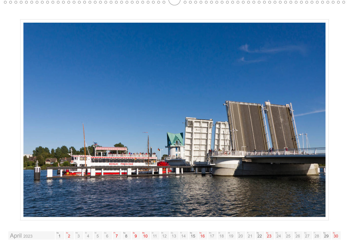 Schleswig-Holstein - über Stadt und Land (Wandkalender 2023 DIN A2 quer)