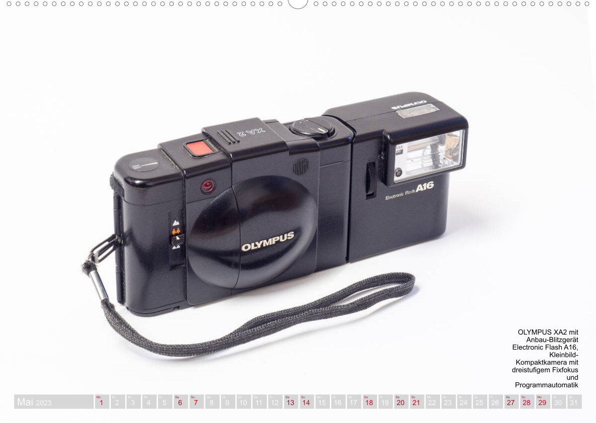 Alte und nicht ganz so alte Fotoapparate (Wandkalender 2023 DIN A2 quer)