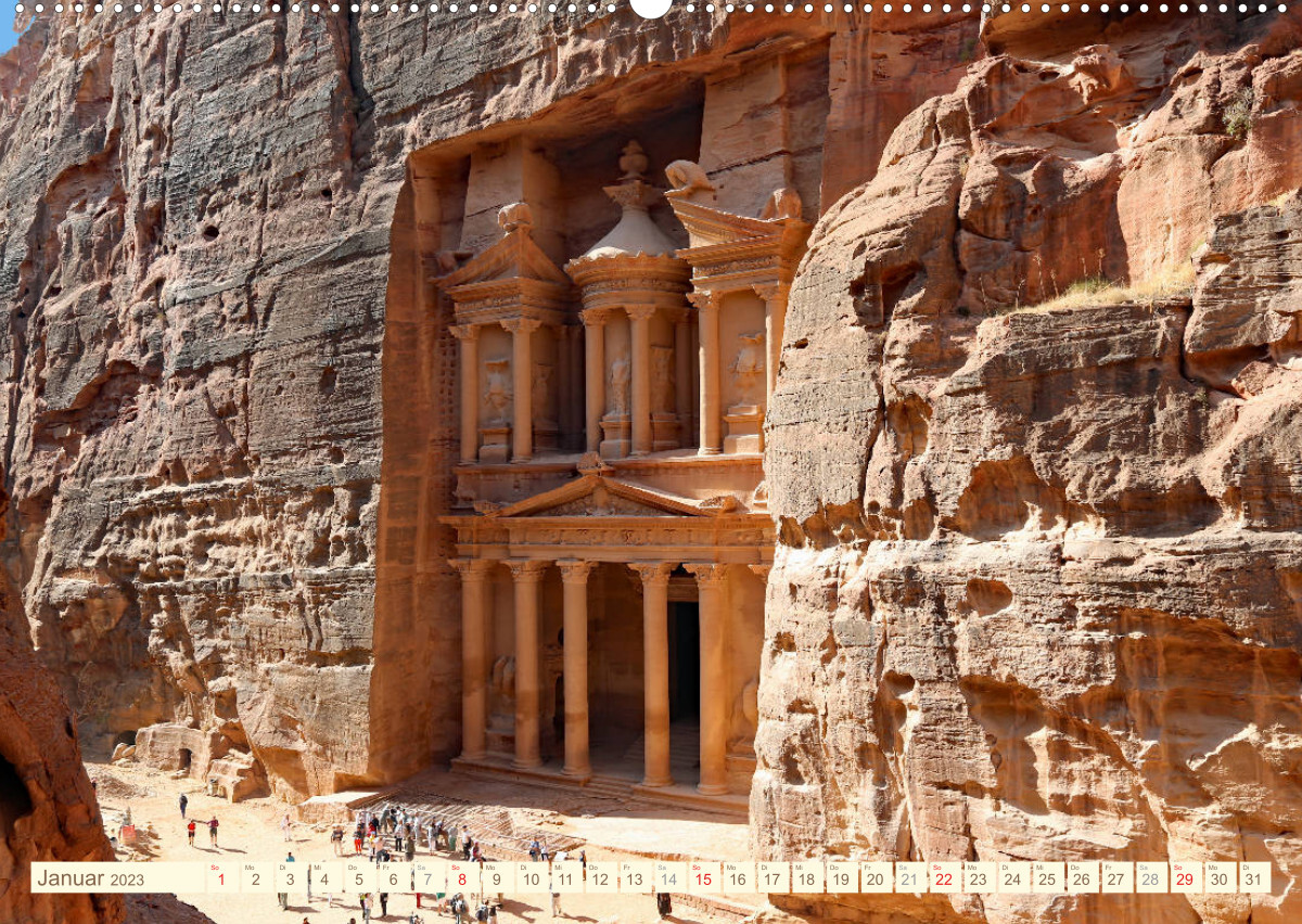 Urlaub in JORDANIEN (Wandkalender 2023 DIN A2 quer)
