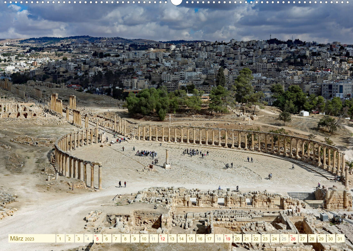 Urlaub in JORDANIEN (Wandkalender 2023 DIN A2 quer)