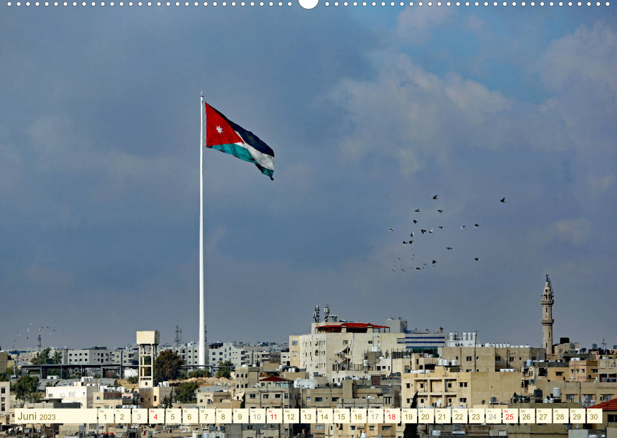 Urlaub in JORDANIEN (Wandkalender 2023 DIN A2 quer)