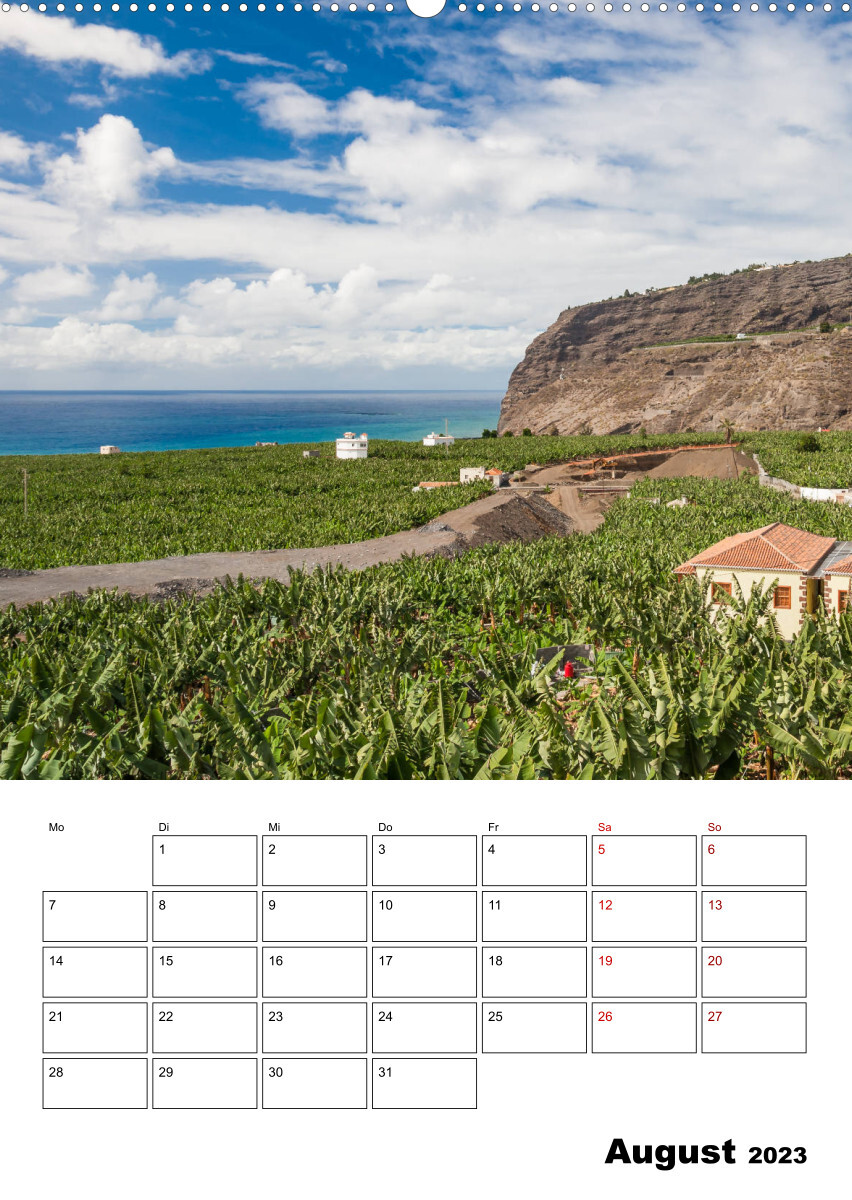 Wanderparadies La Palma (Premium, hochwertiger DIN A2 Wandkalender 2023, Kunstdruck in Hochglanz)
