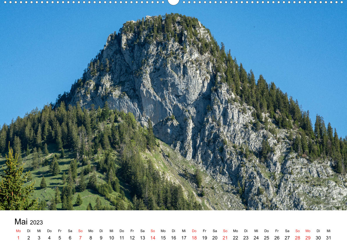 Gesichter der Schweiz - Walliser Weiden (Premium, hochwertiger DIN A2 Wandkalender 2023, Kunstdruck in Hochglanz)