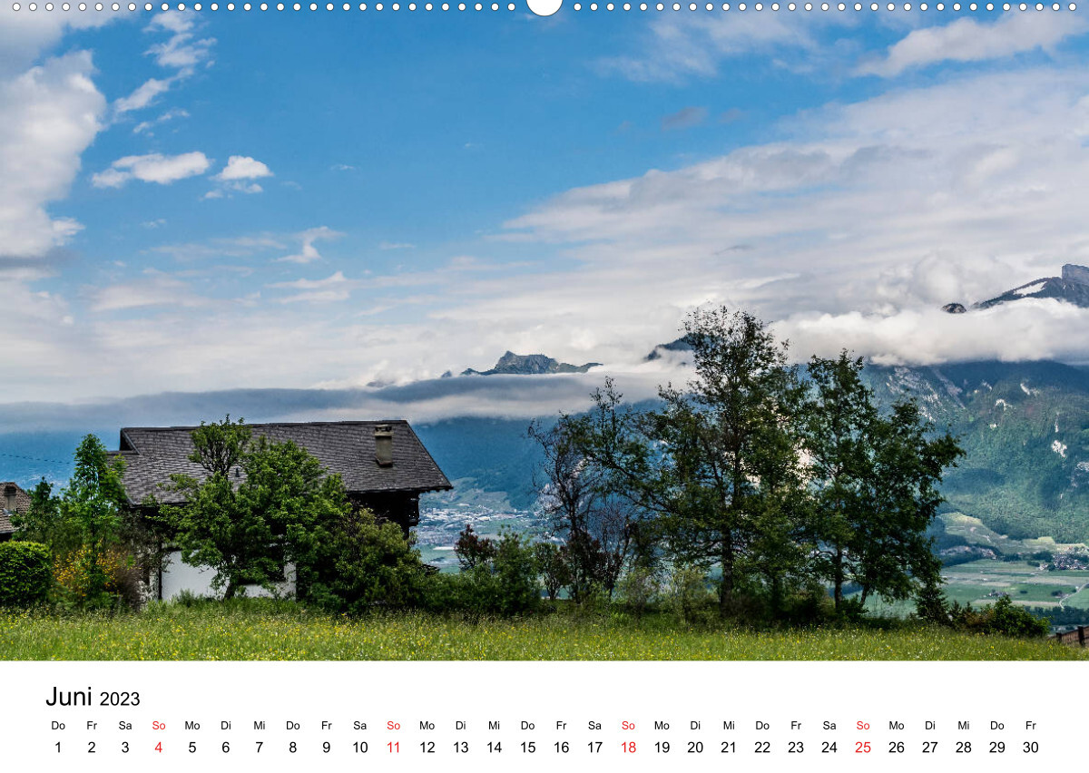 Gesichter der Schweiz - Walliser Weiden (Premium, hochwertiger DIN A2 Wandkalender 2023, Kunstdruck in Hochglanz)