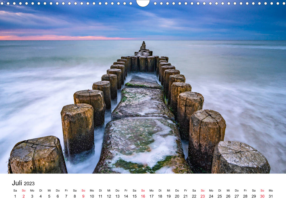 Fischland-Darß - Stimmungsvolle Augenblicke (Wandkalender 2023 DIN A3 quer)