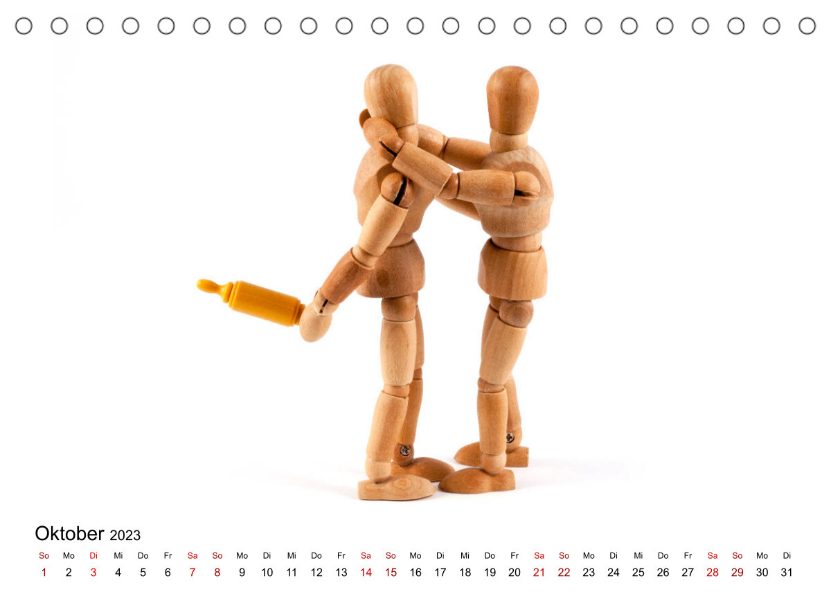 Und immer wieder mit Liebe (Tischkalender 2023 DIN A5 quer)