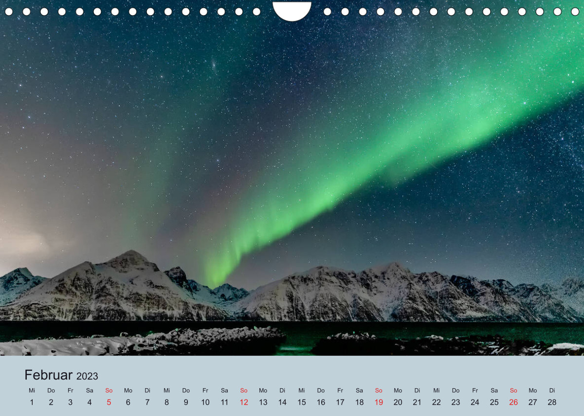 Norwegen - Mythos Nordlichter (Wandkalender 2023 DIN A4 quer)