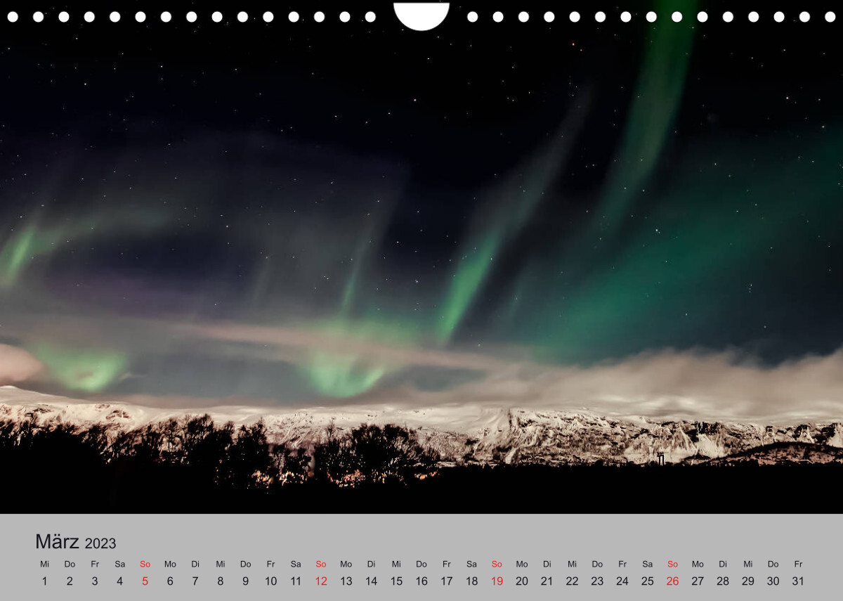 Norwegen - Mythos Nordlichter (Wandkalender 2023 DIN A4 quer)