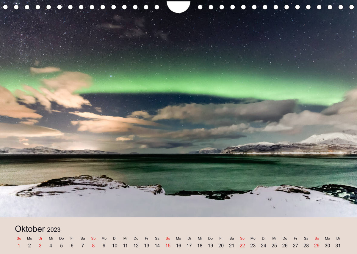 Norwegen - Mythos Nordlichter (Wandkalender 2023 DIN A4 quer)