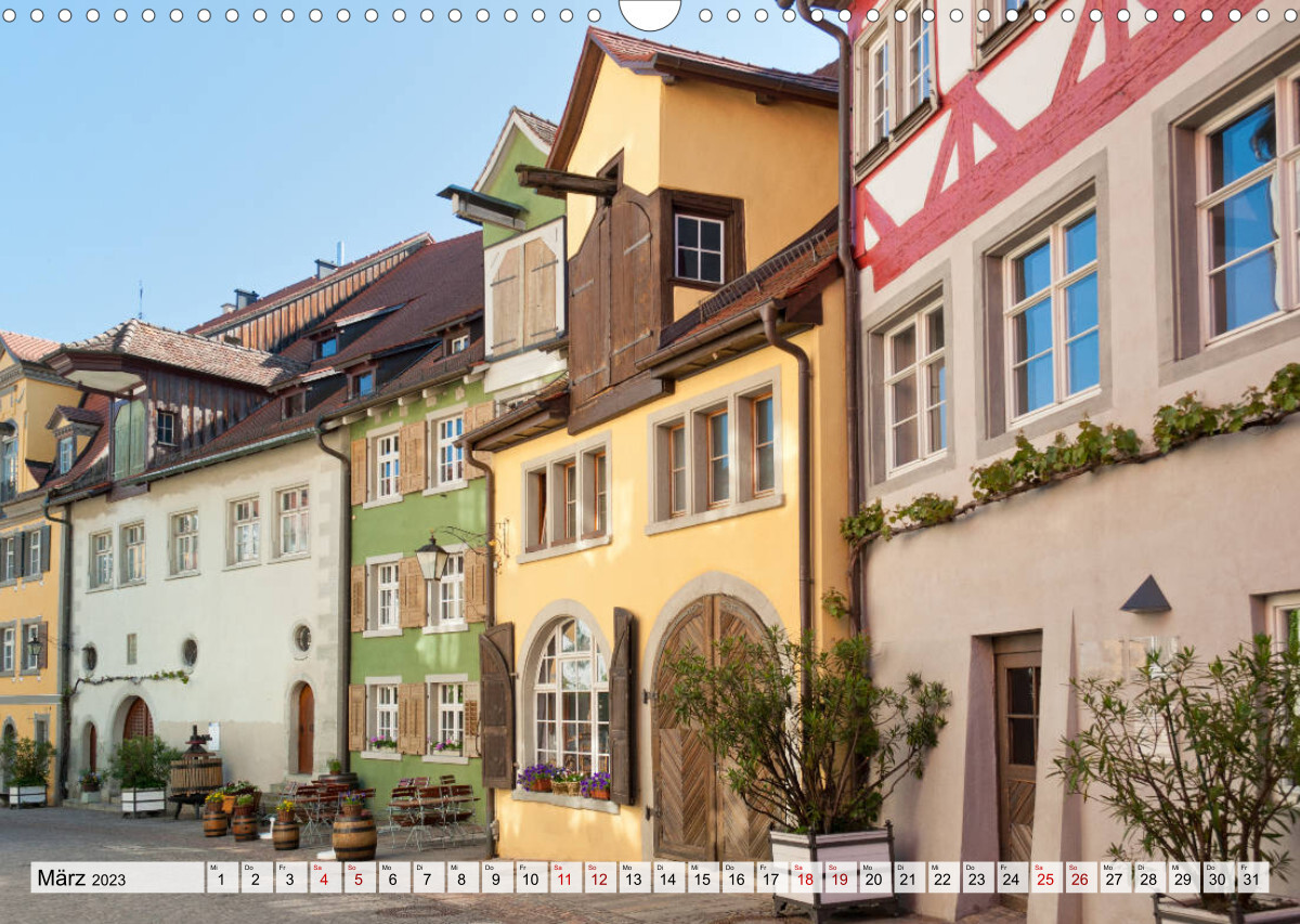 Am Bodensee entlang (Wandkalender 2023 DIN A3 quer)