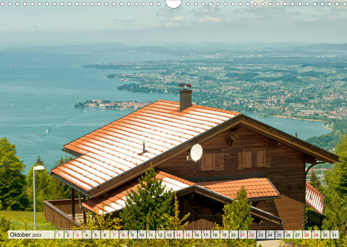 Am Bodensee entlang (Wandkalender 2023 DIN A3 quer)