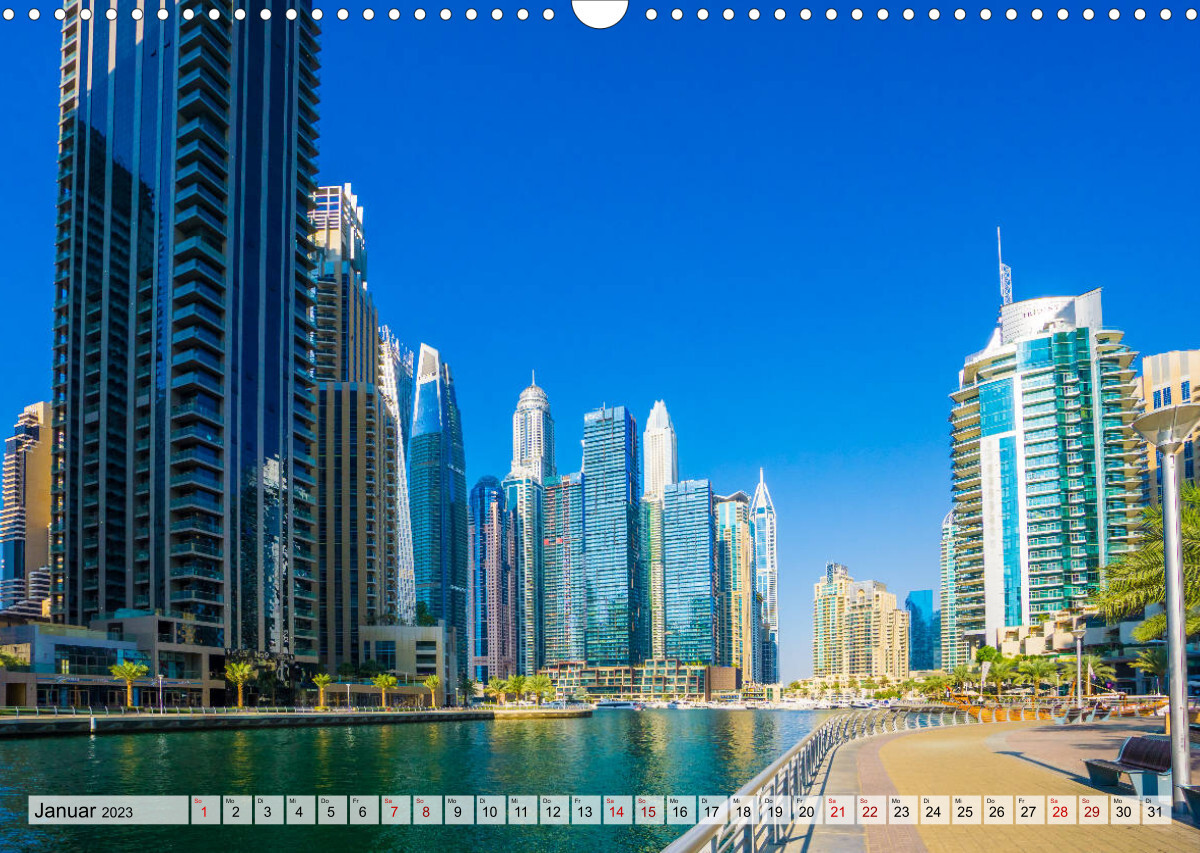 Dubai - Traumstadt der Scheichs (Wandkalender 2023 DIN A3 quer)