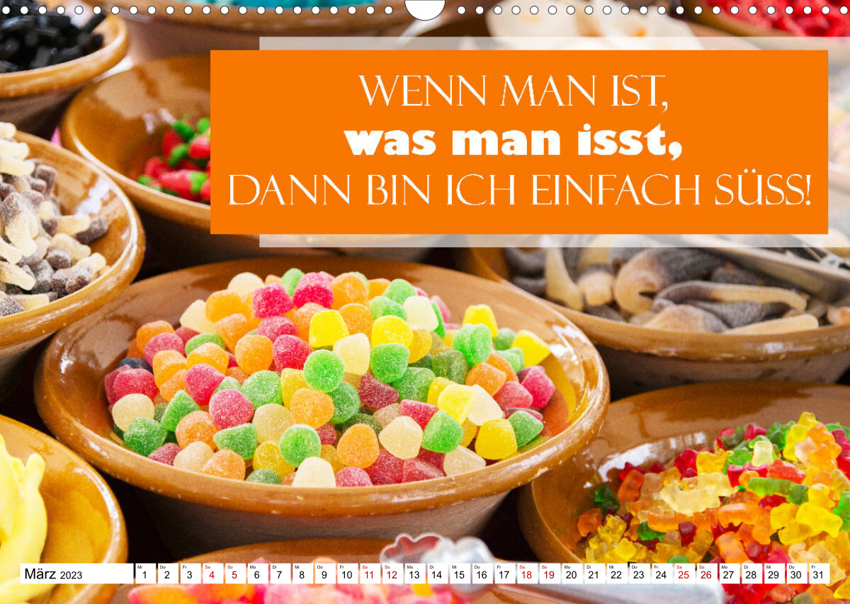 Liebe aus Zucker (Wandkalender 2023 DIN A3 quer)