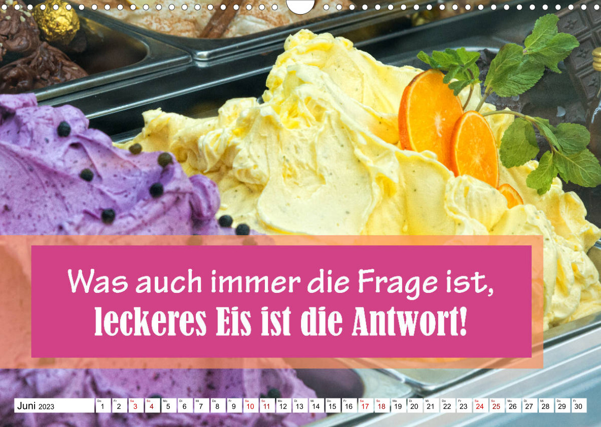 Liebe aus Zucker (Wandkalender 2023 DIN A3 quer)