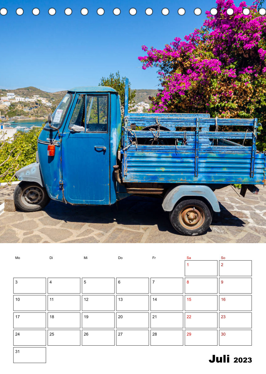 Insel Ponza - Italien (Tischkalender 2023 DIN A5 hoch)