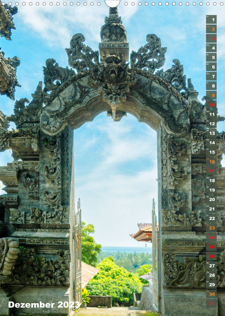 Exotisches Bali (Wandkalender 2023 DIN A3 hoch)