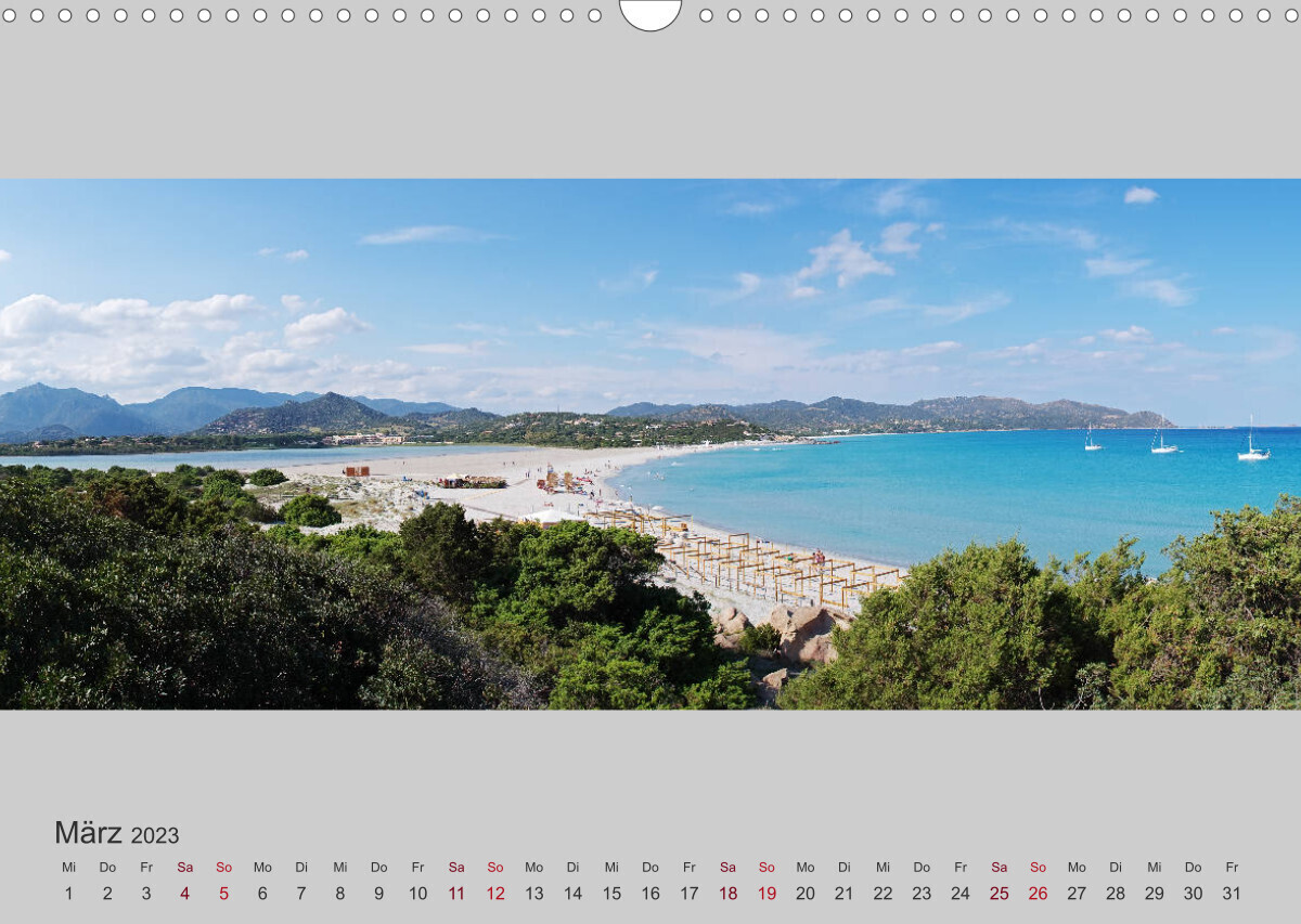 Sardinien - Landschaften (Wandkalender 2023 DIN A3 quer)