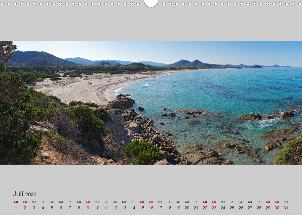 Sardinien - Landschaften (Wandkalender 2023 DIN A3 quer)
