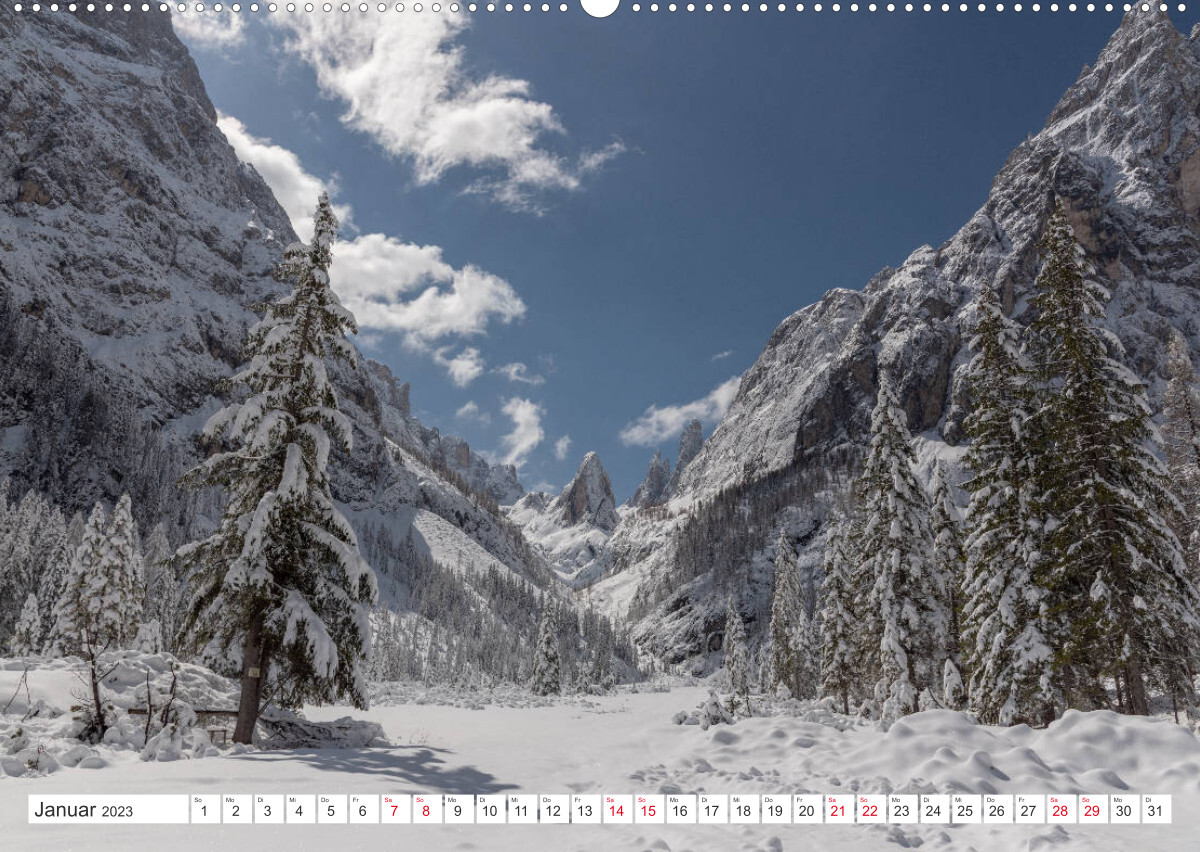 Zauberhaftes Südtirol (Premium, hochwertiger DIN A2 Wandkalender 2023, Kunstdruck in Hochglanz)