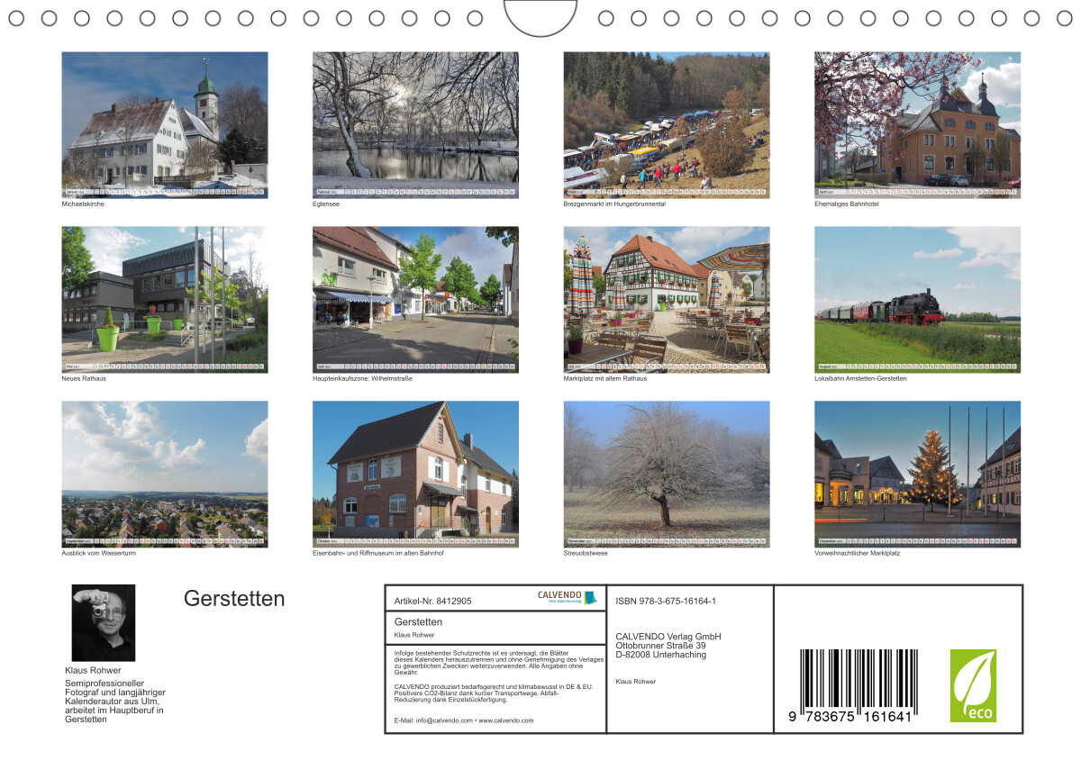Gerstetten (Wandkalender 2023 DIN A4 quer)